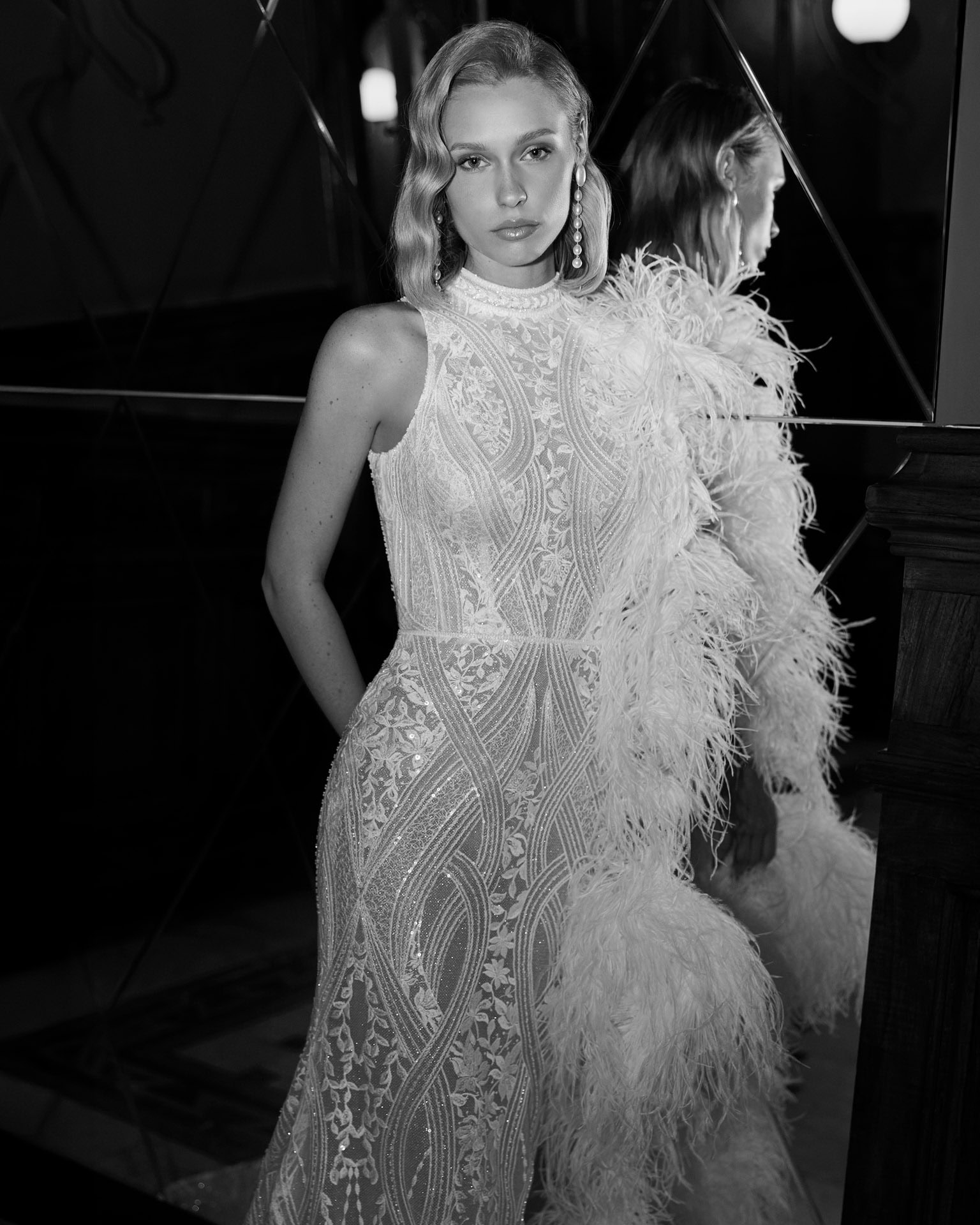 Brautkleid Calma von Rosa Clará – Stil edel-glamourös